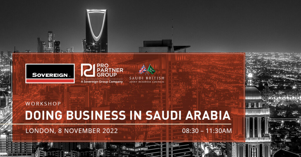 ‘Doing Business in Saudi Arabia’ London, 8 November 2022