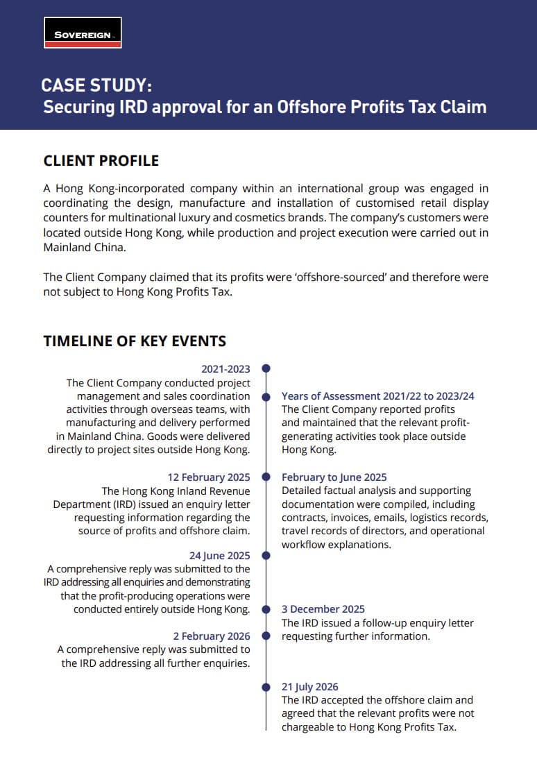 Download the Sovereign Case Study